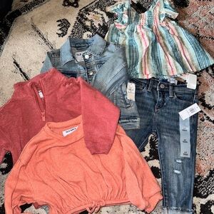 2t Old Navy Bundle, Never worn jeans and jean jacket with tags